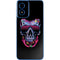 Liquid Blue Neon Skull with Glasses Moto G Play 4G (2024) Skin