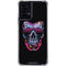 Liquid Blue Neon Skull with Glasses Moto G Power 5G (2024) Clear Case