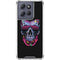 Liquid Blue Neon Skull with Glasses Moto G Stylus 5G (2025) Clear Case