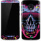 Liquid Blue Neon Skull with Glasses Moto G6 Skin