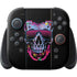 Liquid Blue Neon Skull with Glasses Nintendo Skins