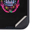 Liquid Blue Neon Skull with Glasses Otterbox Defender iPhone Skin