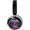 Liquid Blue Neon Skull with Glasses Surface Headphones Skin
