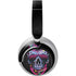 Liquid Blue Neon Skull with Glasses Surface Headphones Skin