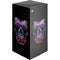 Liquid Blue Neon Skull with Glasses Xbox Series X Skins