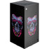 Liquid Blue Neon Skull with Glasses Xbox Series X Skins