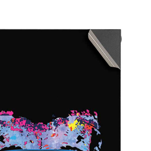 Liquid Blue Neon Skull with Glasses XBox Series X Digital Edition Console Skin