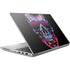 Liquid Blue Neon Skull with Glasses HP ZBook Fury 16 G10 Skin