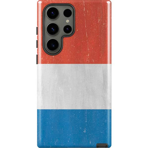 Netherlands Flag Distressed Galaxy S23 Ultra Pro Case