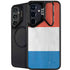 Netherlands Flag Distressed Galaxy S25 Kickstand Case