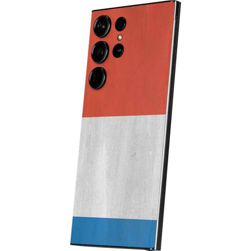 Netherlands Flag Distressed Galaxy S24 Ultra Skin