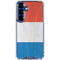 Netherlands Flag Distressed Galaxy S25 Clear Case