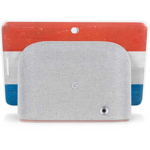 Netherlands Flag Distressed Google Home Hub Skin
