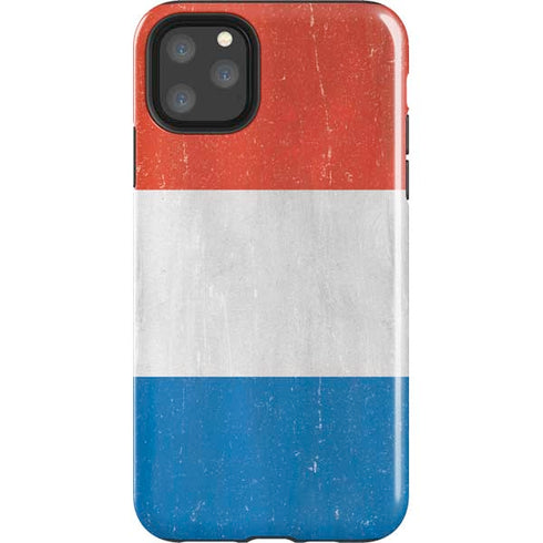 Netherlands Flag Distressed iPhone Cases
