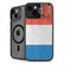 Netherlands Flag Distressed iPhone 14 Kickstand Case