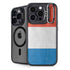 Netherlands Flag Distressed iPhone 14 Pro Max Kickstand Case