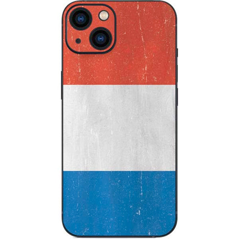 Netherlands Flag Distressed iPhone Skins