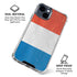 Netherlands Flag Distressed iPhone 15 Clear Case