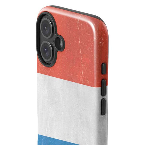 Netherlands Flag Distressed iPhone 16 Impact Case