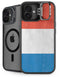 Netherlands Flag Distressed iPhone 16 Kickstand Case