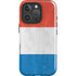 Netherlands Flag Distressed iPhone 16 Pro Magsafe Impact Case