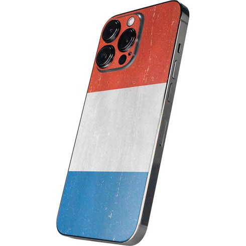 Netherlands Flag Distressed iPhone 16 Pro Skin