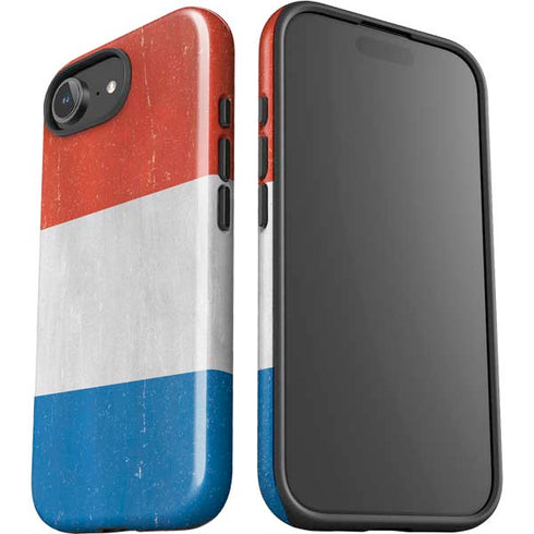 Netherlands Flag Distressed iPhone 16e Impact Case