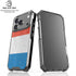 Netherlands Flag Distressed iPhone 18 Pro Clear Case