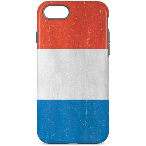 Netherlands Flag Distressed iPhone Cases