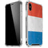 Netherlands Flag Distressed iPhone X/XS Clear Case
