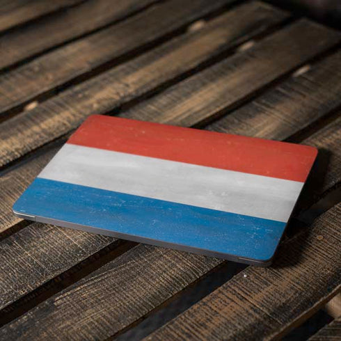 Netherlands Flag Distressed Apple MacBook Air Skin