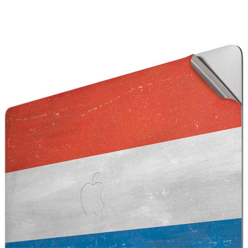 Netherlands Flag Distressed Apple MacBook Pro 16-inch Skin