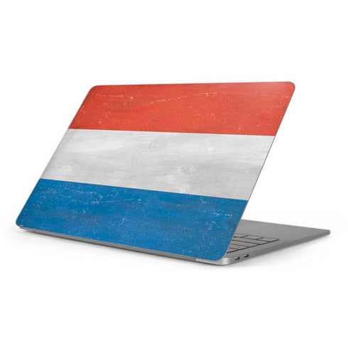 Netherlands Flag Distressed Apple MacBook Pro 16-inch Skin
