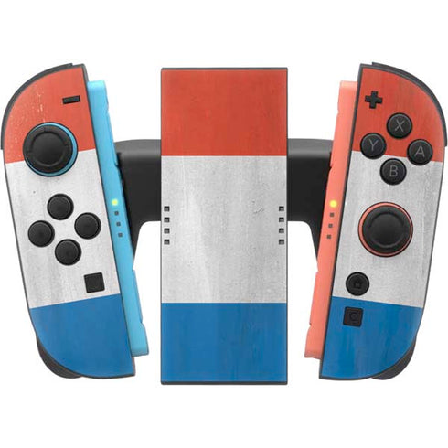 Netherlands Flag Distressed Nintendo Switch 2 (2025) Joy-Con Controller Skin