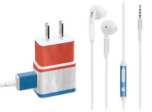 Netherlands Flag Distressed Phone Charger Skin