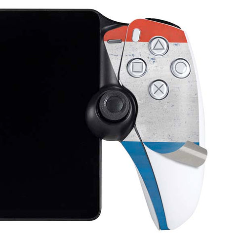 Netherlands Flag Distressed PlayStation Portal Remote Player Skin
