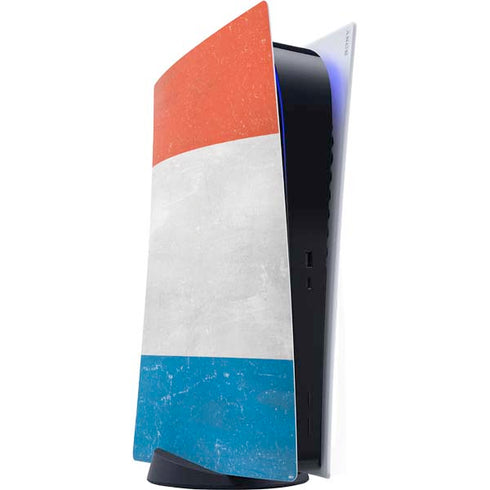 Netherlands Flag Distressed PlayStation PS5 Skins