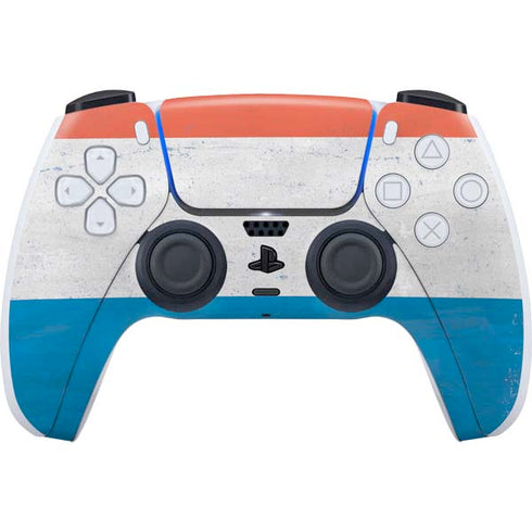 Netherlands Flag Distressed PlayStation PS5 Skins