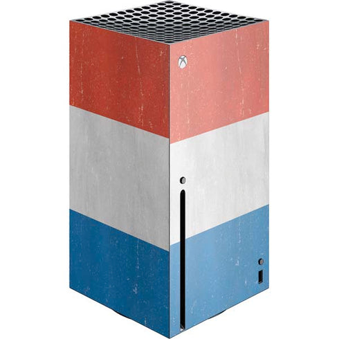 Netherlands Flag Distressed Xbox Series X Skins
