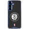 NBA Brooklyn Nets Distressed Galaxy S25 FE Clear Case