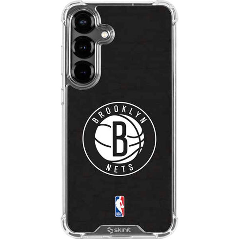 NBA Brooklyn Nets Distressed Galaxy S26 Plus Clear Case