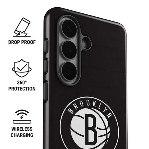NBA Brooklyn Nets Distressed Galaxy S26 Plus Impact Case