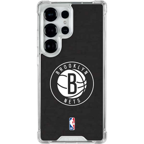 NBA Brooklyn Nets Distressed Galaxy S26 Ultra Clear Case