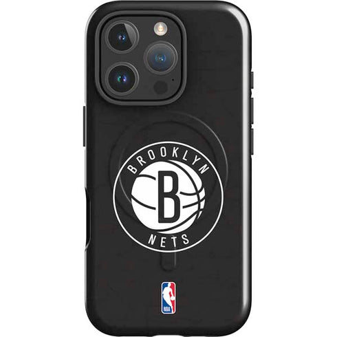 NBA Brooklyn Nets Distressed iPhone 16 Pro Magsafe Impact Case