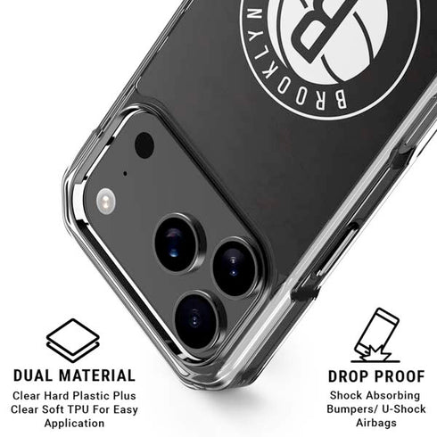 NBA Brooklyn Nets Distressed iPhone 17 Pro MagSafe Case