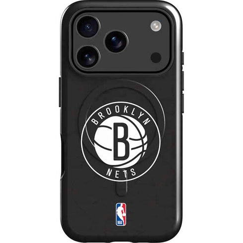 NBA Brooklyn Nets Distressed iPhone 17 Pro Magsafe Impact Case