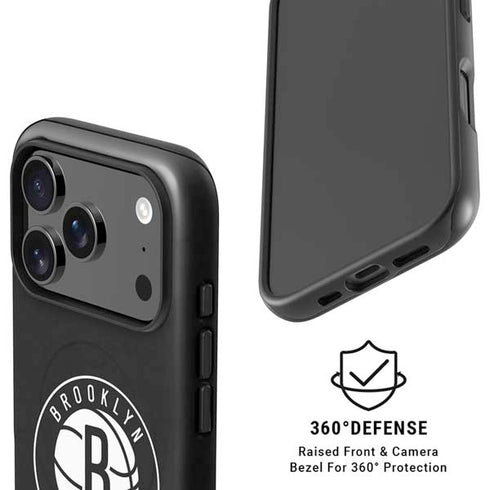 NBA Brooklyn Nets Distressed iPhone 17 Pro Magsafe Impact Case