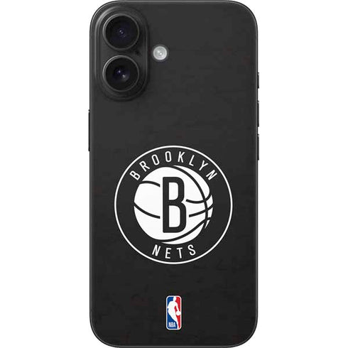 NBA Brooklyn Nets Distressed iPhone 17 Skin