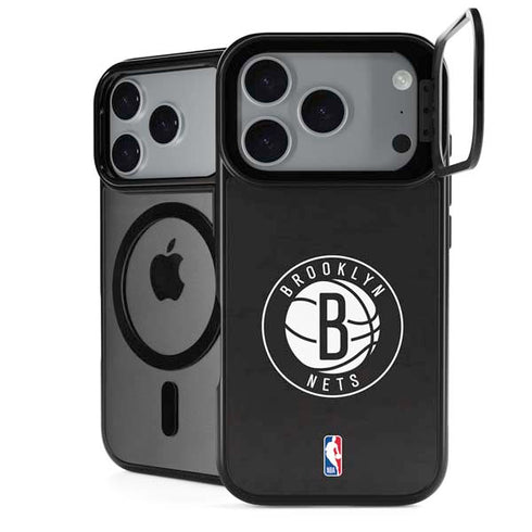 NBA Brooklyn Nets Distressed iPhone 18 Pro Kickstand Case