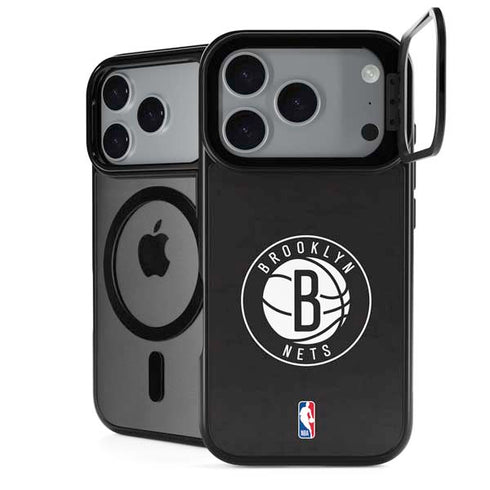 NBA Brooklyn Nets Distressed iPhone 18 Pro Max Kickstand Case